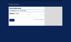 Thrivechurchco.infellowship.com thumbnail