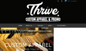 Thrivecustomapparel.com thumbnail