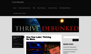 Thrivedebunked.wordpress.com thumbnail