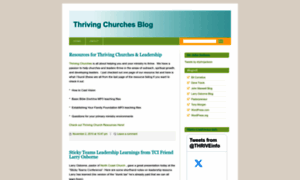 Thrivingchurches.wordpress.com thumbnail