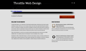 Throttlewebdesign.com thumbnail