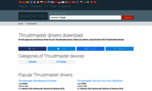 Thrustmaster.drivercan.com thumbnail