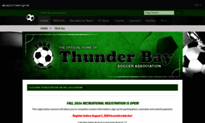 Thunderbaysoccer.com thumbnail