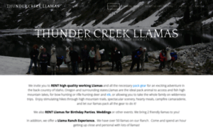 Thundercreekllamas.com thumbnail