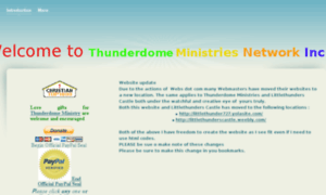 Thunderdomeministries.net thumbnail