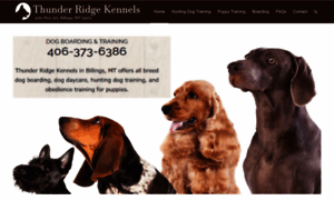 Thunderridgekennels.net thumbnail