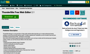 Thundersite-free-web-editor.soft112.com thumbnail