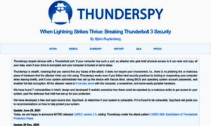 Thunderspy.io thumbnail