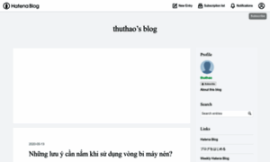 Thuthao.hatenablog.com thumbnail