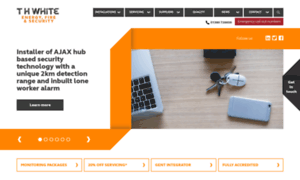 Thwhitesecurityandfire.co.uk thumbnail