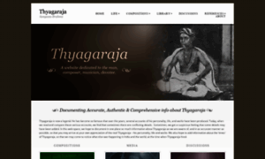 Thyagaraja.org thumbnail