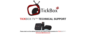Tickboxtvsupport.com thumbnail