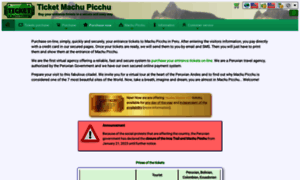 Ticket-machupicchu.com thumbnail