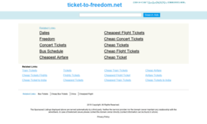 Ticket-to-freedom.net thumbnail