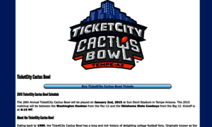 Ticketcitybowl.com thumbnail