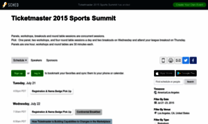 Ticketmaster2015sportssummit.sched.org thumbnail