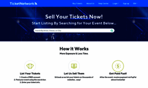 Ticketnetwork.tickettocash.com thumbnail