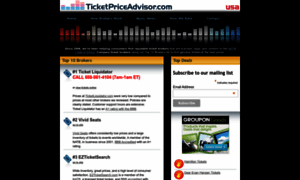 Ticketpriceadvisor.com thumbnail