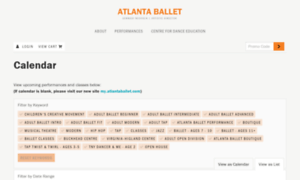 Tickets.atlantaballet.com thumbnail