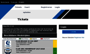 Tickets.clubbrugge.be thumbnail