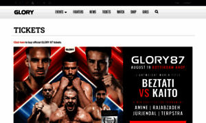 Tickets.glorykickboxing.com thumbnail