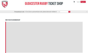 Tickets.gloucesterrugby.co.uk thumbnail