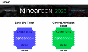 Tickets.nearcon.org thumbnail