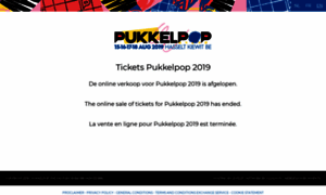 Tickets.pukkelpop.be thumbnail