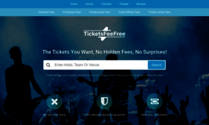 Ticketsfeefree.com thumbnail