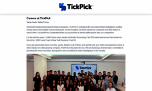 Tickpick.workable.com thumbnail