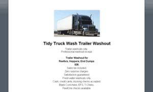 Tidytruckwash.com thumbnail