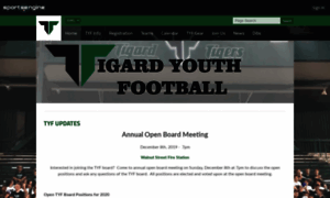 Tigardyouthfootball.org thumbnail