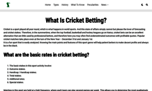 Tigercricket.com thumbnail