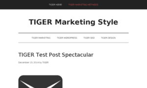 Tigermarketingstyle.com thumbnail