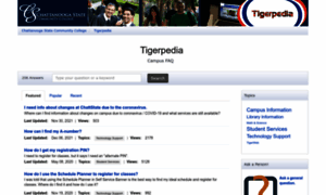 Tigerpedia.chattanoogastate.edu thumbnail