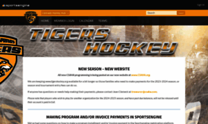 Tigersaaahockey.org thumbnail