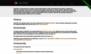 Tigervnc.org thumbnail