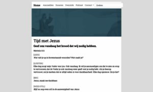 Tijdmetjezus.nl thumbnail
