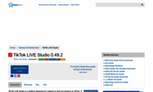 Tiktok-live-studio.updatestar.com thumbnail