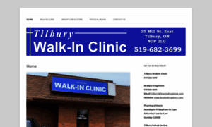 Tilburywalkinclinic.com thumbnail