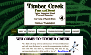 Timbercreekfarmandforest.com thumbnail