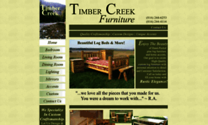 Timbercreekfurniture.net thumbnail