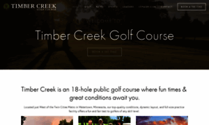 Timbercreekgolfmn.com thumbnail