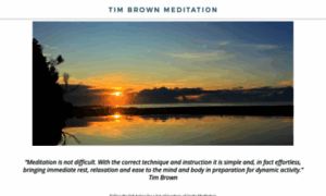 Timbrownmeditation.com thumbnail