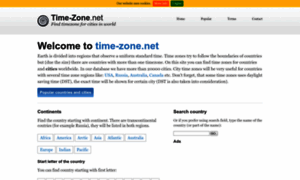 Time-zone.net thumbnail