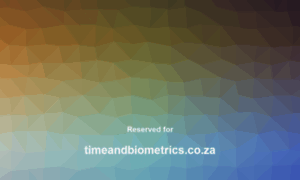 Timeandbiometrics.co.za thumbnail