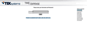 Timeandexpense.teksystems.com thumbnail