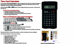 Timecardcalculator.com thumbnail