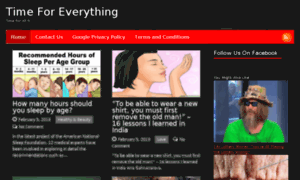 Timeforeverything.org thumbnail