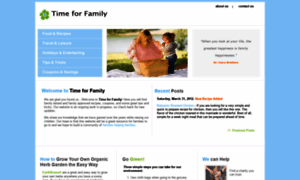 Timeforfamily.com thumbnail
